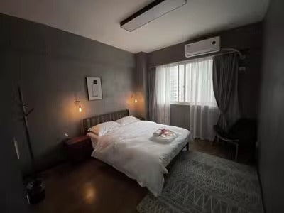 Japanese style vintage brass wall lamp