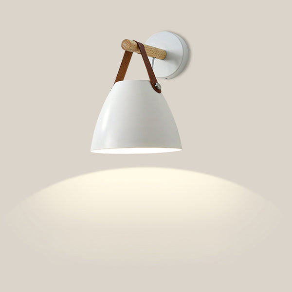 Lampe murale simple de chevet de chambre à coucher