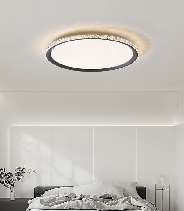French crystal ceiling lamp