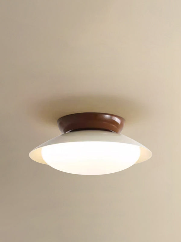 Japanese style bowl ceiling lamp