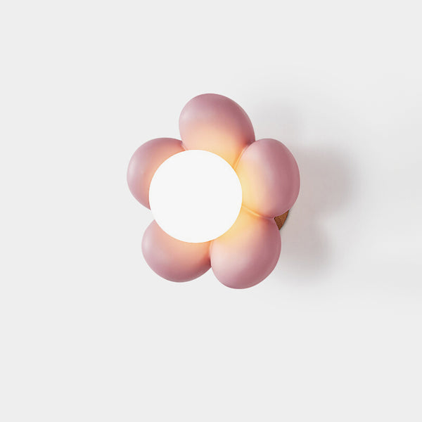 Applique murale à fleurs