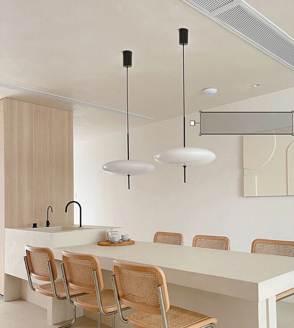 Lustre de restaurant créatif en forme d'OVNI