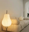 Cream style pear floor lamp