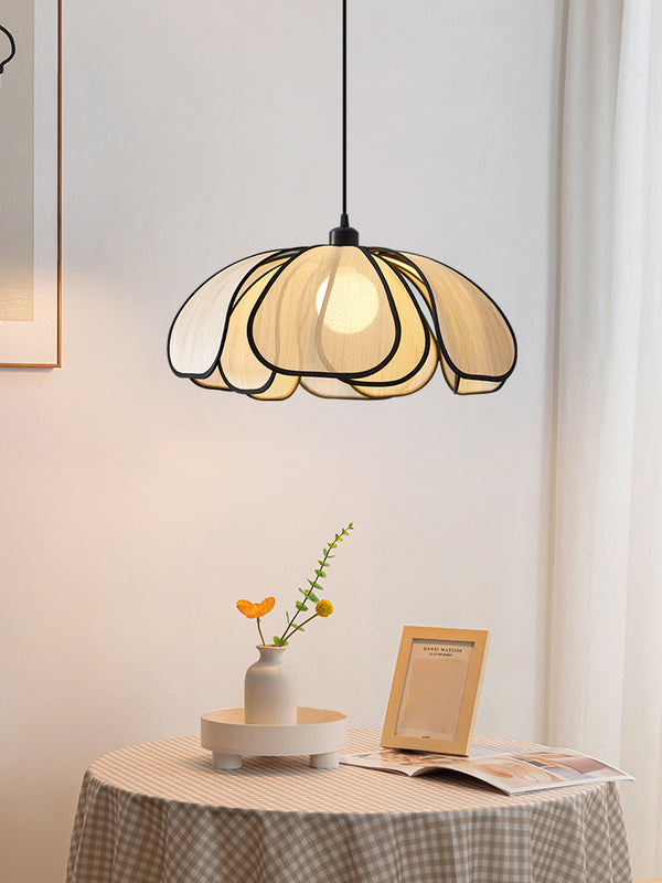 Vintage French Petal Chandelier