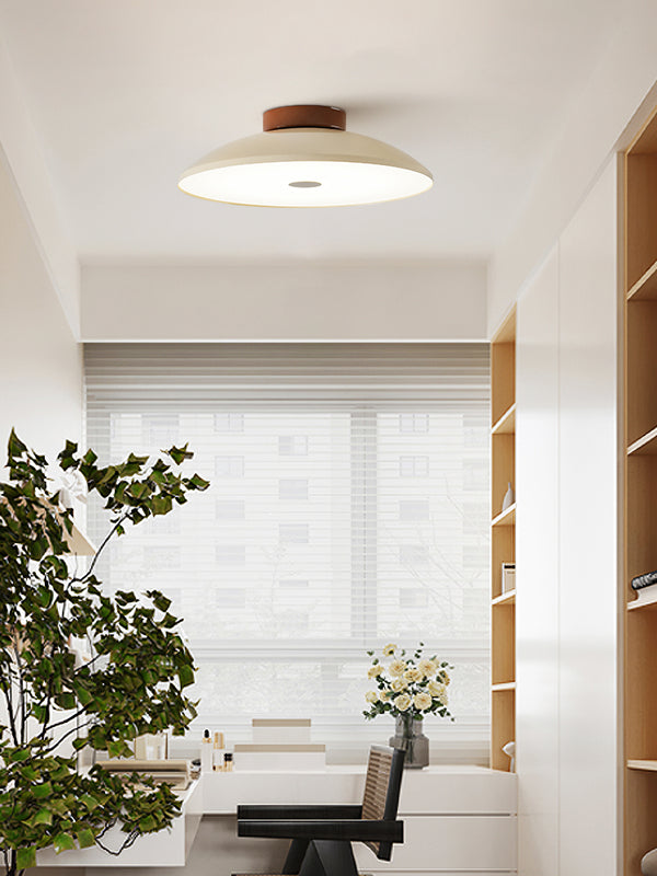 Medieval cream style corridor ceiling lamp