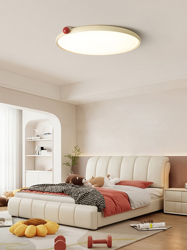 Cream style small milk bean ceiling lamp