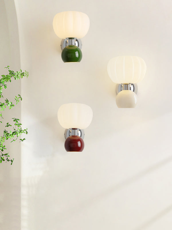 Creative pumpkin shape wall lamp