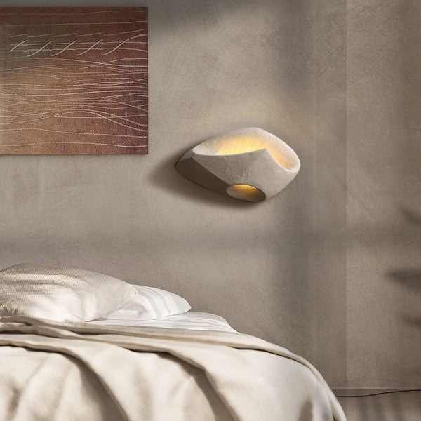 Wabi-sabi style wall lamp