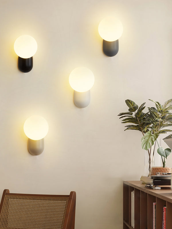 Applique murale de chambre de style nordique crème