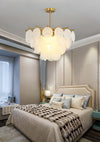 Lustre coquille crème français