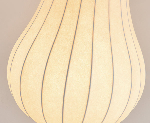 Cream style pear floor lamp