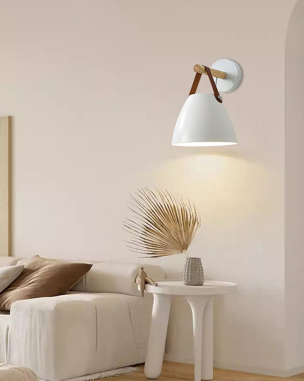 Lampe murale simple de chevet de chambre à coucher