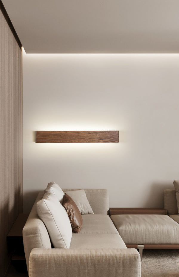 Walnut LED Wall Light