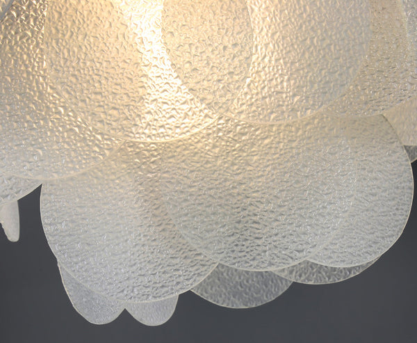 Lustre coquille crème français