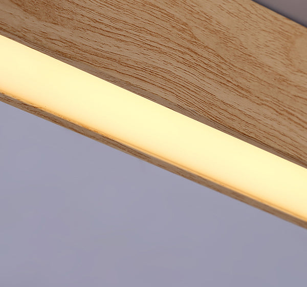 Lange Deckenlampe im japanischen Stil