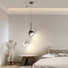 Nordic LED rotatable bedroom bedside Pendant light