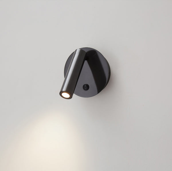 Lampe de chevet murale rotative tout en cuivre