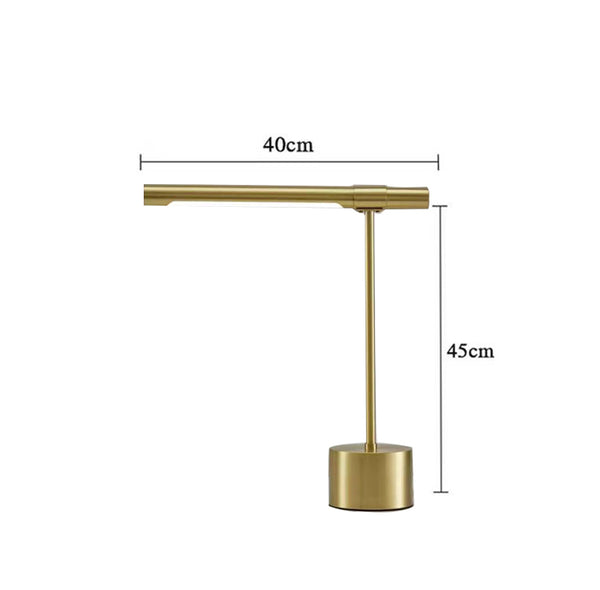 Creative personality wood grain bedside desk lamp