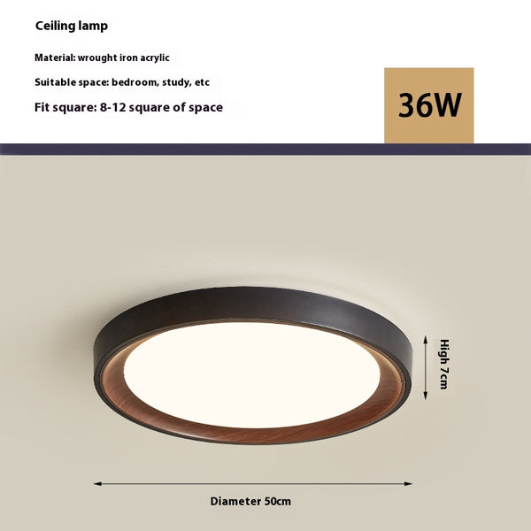 LED-Deckenlampe im Retro-Stil für Schlafzimmer im japanischen Stil