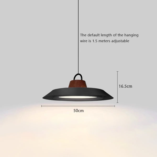 Vintage bucket hat pendant lamp