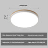 LED-Deckenleuchte Macaron für Schlafzimmer