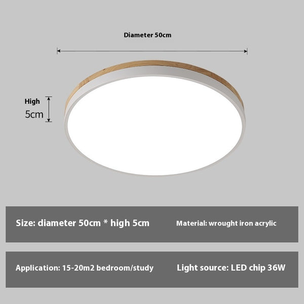 LED-Deckenleuchte Macaron für Schlafzimmer