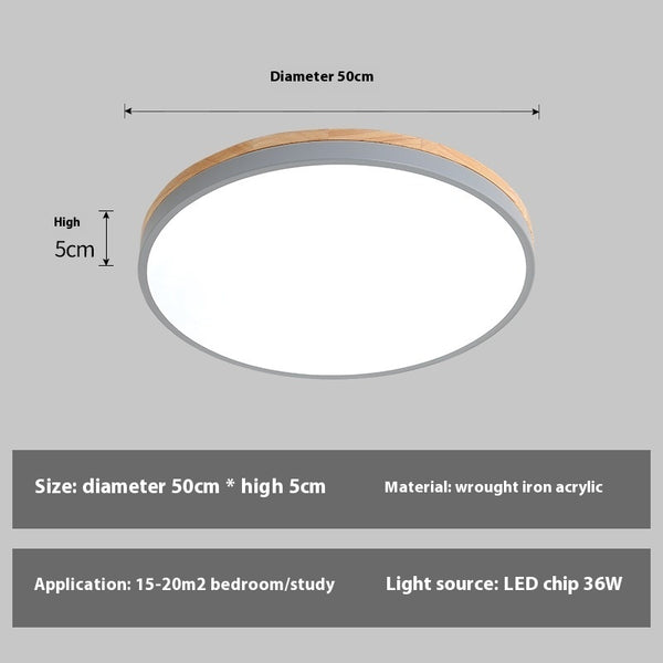 LED-Deckenleuchte Macaron für Schlafzimmer