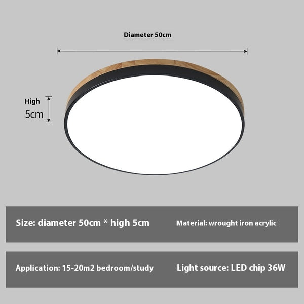 LED-Deckenleuchte Macaron für Schlafzimmer