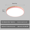 LED-Deckenleuchte Macaron für Schlafzimmer