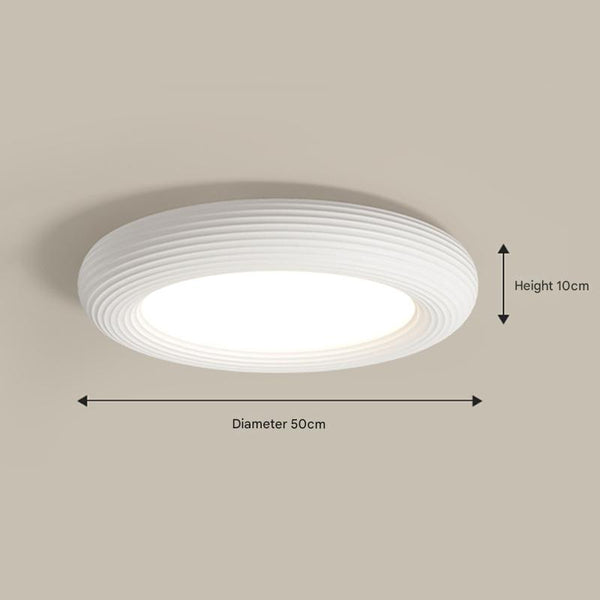 Plafonnier de chambre en résine de style crème