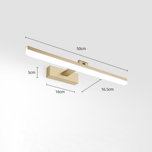Einfache Spiegelwandlampe