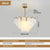 Lustre coquille crème français