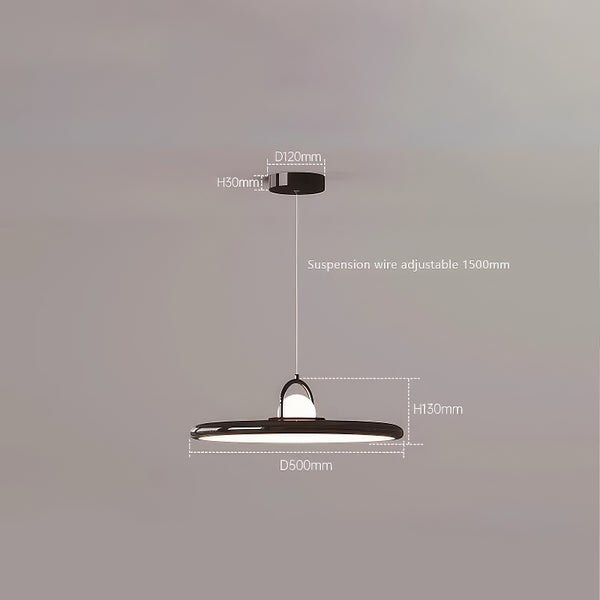 Medieval style flying saucer restaurant chandelier