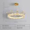 Creative Crown Crystal Bedroom Chandelier