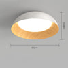 Nordische kreative Deckenlampe mit Holzmaserung