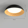 Nordische kreative Deckenlampe mit Holzmaserung