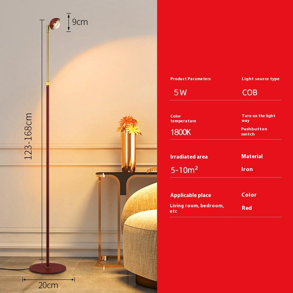 Medieval style living room and bedroom decorative atmosphere floor lamp