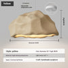 Wabi-sabi style creative cloud chandelier