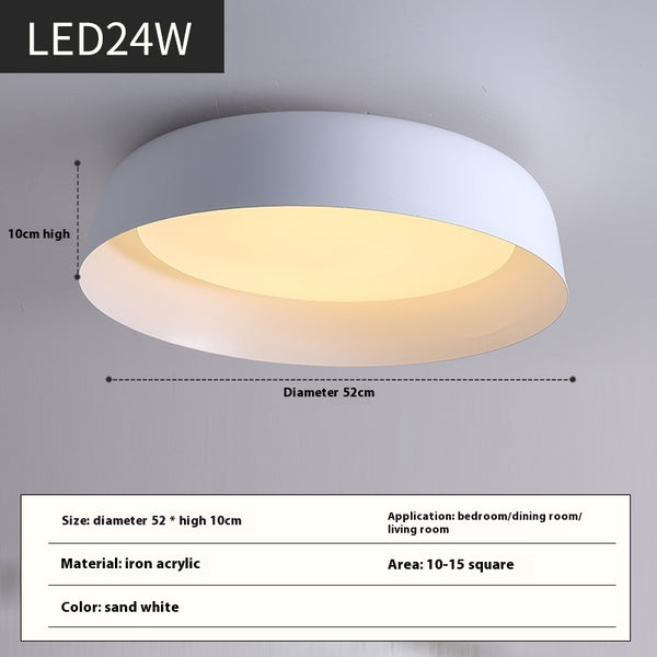Deckenlampe für Schlafzimmer im japanischen Stil mit Holzmaserung