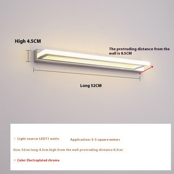 Applique murale simple pour miroir de salle de bain