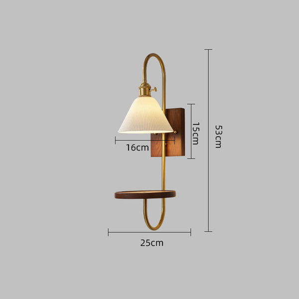 Wabi-sabi retro Japanese style study room restaurant bed and breakfast wall lamp