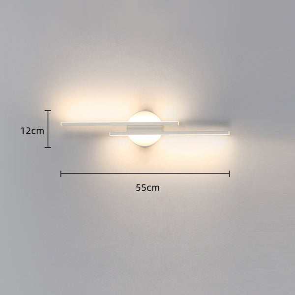 Applique de chevet longue et minimaliste