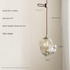 Creative ice cube adjustable bedroom bedside chandelier