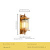 Modern household outdoor lighting waterproof wall lamp