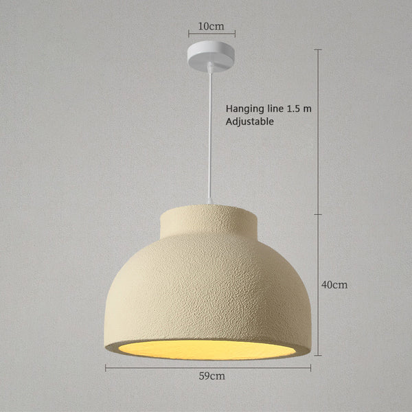 Kronleuchter im japanischen Creme-Stil