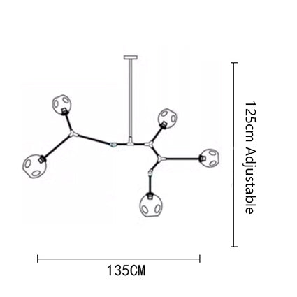 Designer Persönlichkeit Molekül Zauberbohnen Kronleuchter
