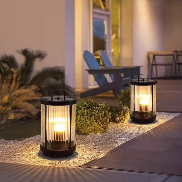 Modern Outdoor Patio Garden Waterproof Portable lamp