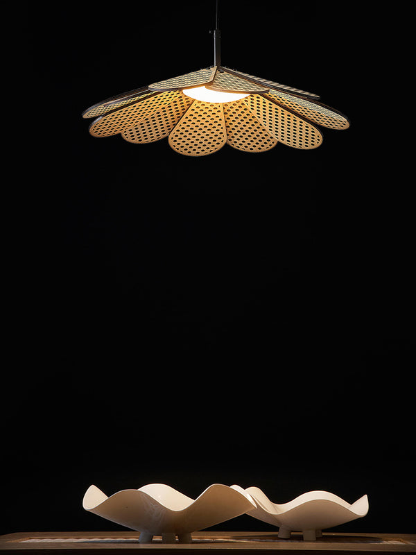 Bamboo Petal Chandelier