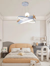 Lustre avion de style crème pour chambre d'enfant