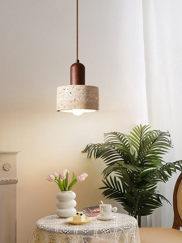 Vintage wabi-sabi style bedroom bedside chandelier